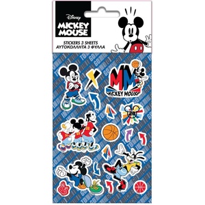 Diakakis Стикери, 8x12cm, 5 листа, Mickey (31181-А-MICKEY)