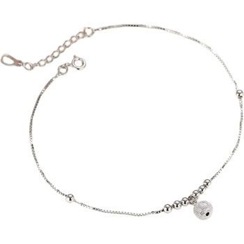 Silenti Jewelry Сребърна гривна за крак "Милост