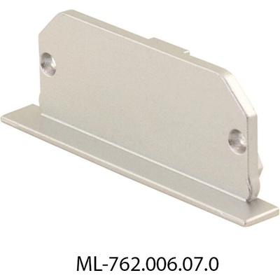 ML-762.006.07.0 Koncovka bez otvoru pro AH, stříbrná barva, 1ks
