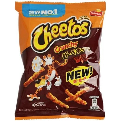 Cheetos kukuřičný snack s příchutí sýru a barbecue 70 g