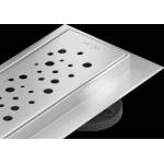 Mexen Flat 360° M12 въртящ се линеен отвод 80 см, инокс - 1021080-40 (1021080-40)