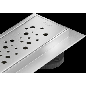 Mexen Flat 360° M12 въртящ се линеен отвод 80 см, инокс - 1021080-40 (1021080-40)