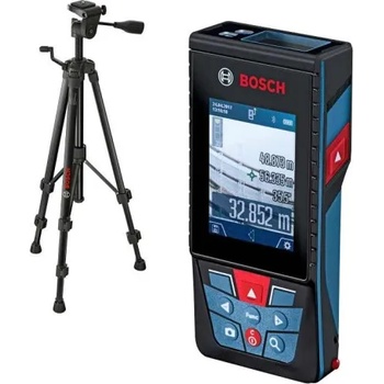 Bosch Ролетка лазерна с LCD дисплей и тринога 120 м, 1.5 мм/м Bosch GLM 120 C (Bosch GLM 120 C)