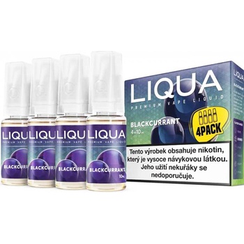 Ritchy Liqua Elements 4Pack Blackcurrant 4 x 10 ml 6 mg