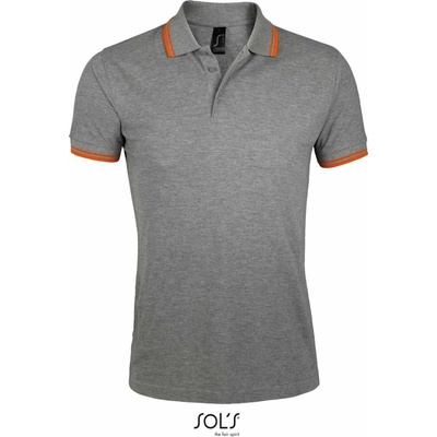 SOL'S Pasadena Men melange grey/orange