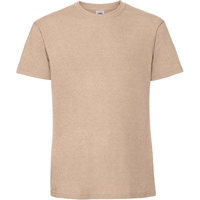 Fruit of the Loom pánske tričko 61-422-0 Desert Sand