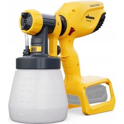 Striekacia pištoľ Wagner W 250 18V na drevo a kov, nádoba 800 ml