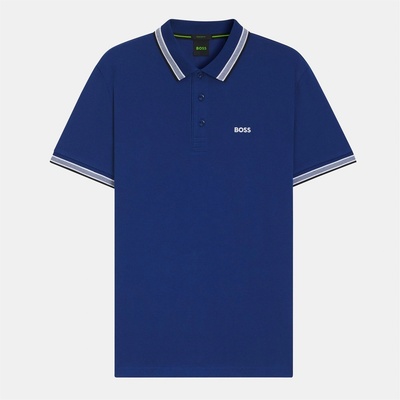 Boss Блуза с яка Boss Men's HBG Paddy Polo Shirt with Contrast Tipping - Medium Blue 420