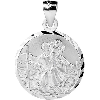 Bealio stříbrný přívěsek SVATÝ KRYŠTOF 03 12441 2446