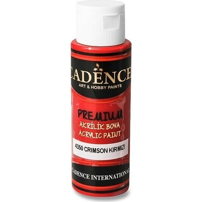 Cadence Premium Akrylová farba karmínovo červená 70 ml