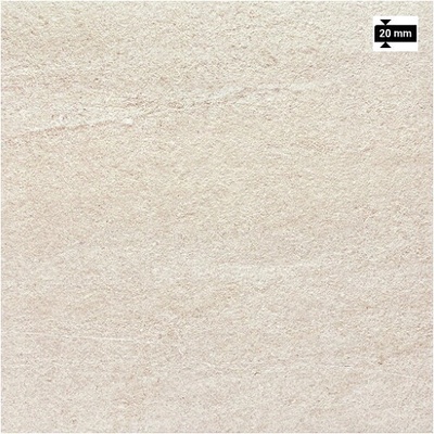Rako Quarzit Outdoor 60x60 cm béžová dlažba DAR66735 (m2) Akcia: Paletový odber (po 21,6 m2)