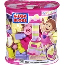 Mega Bloks ružové kocky vo vrecúšku 80