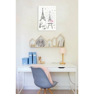 Papilora Obraz Eiffelovej veže na plátne do detskej izby — Paris - 30x40 cm