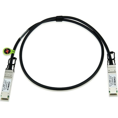 Allied Telesis AT-QSFP1CU InfiniBand и оптичен кабел 1 м QSFP+ Черен, Сребърен (AT-QSFP1CU)
