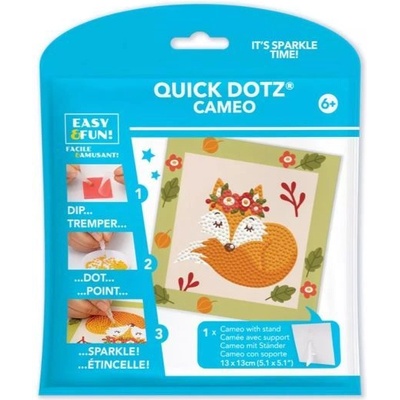 Diamond Dotz Dotzies: Създайте изображение - лисица, 13 x 13 см (DTZ5.014)