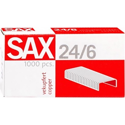 SAX Скоби sax 24/6 медни 1000 броя 7330063000 (7330063000)