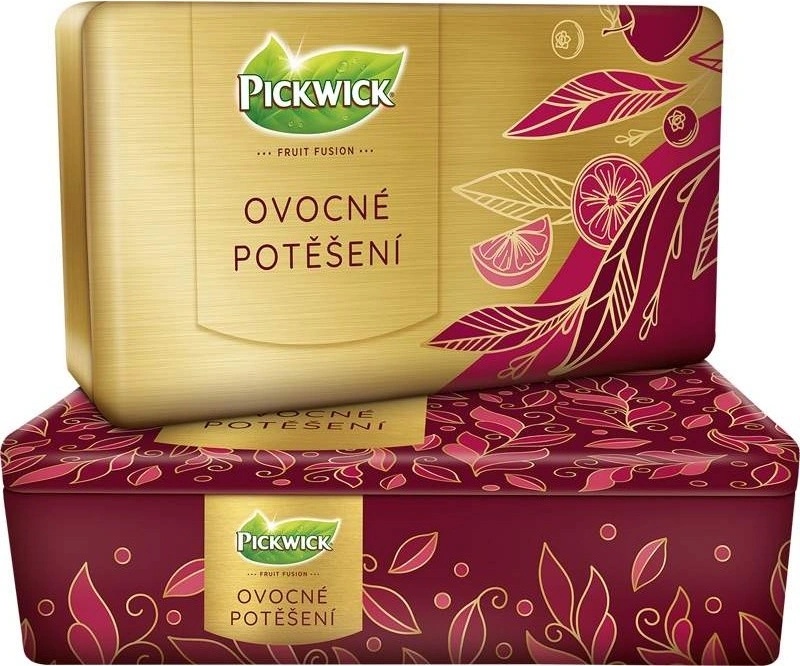 Pickwick Подаръчна тенекиена кутия с плодове Pickwick 60 бр