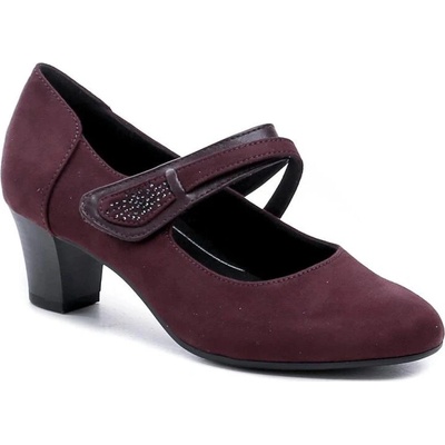 Jana 8-24464-42 dámska lodička bordová