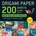 Tuttle Publishing Origami Paper 200 sheets Mother Earth Photos 6" (15 cm) | Tuttle Studio