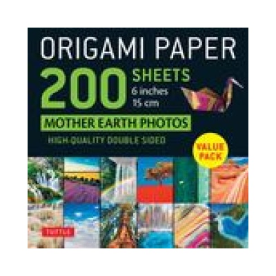 Tuttle Publishing Origami Paper 200 sheets Mother Earth Photos 6" (15 cm) | Tuttle Studio