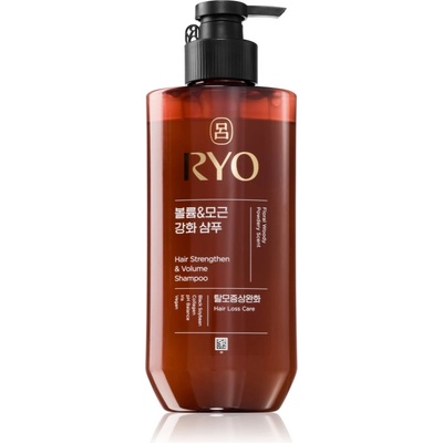 Ryo Hair Strengthen & Volume Shampoo подсилващ шампоан за обем 480ml