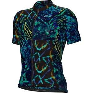 Alé Мъжка фланелка с къс ръкав за колоездене Alé Pragma Caraibi S/S Jersey Cycling jersey - Black - размер 3XL (056-3948-0118)