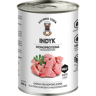 Kuchnia Szefa Monoproteín s morčacím mäsom 400 g