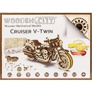 Wooden City 3D puzzle Motocykl Cruiser V-Twin 168 ks