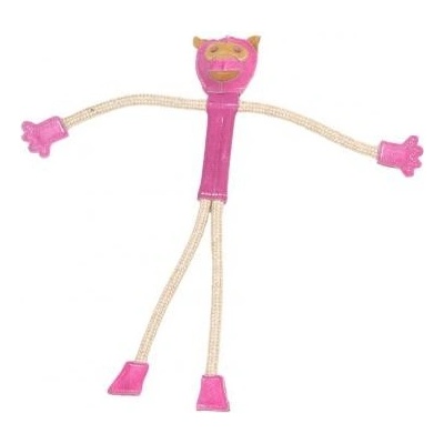 animALL Hračka Opice kůže s provazy barevná 48 cm