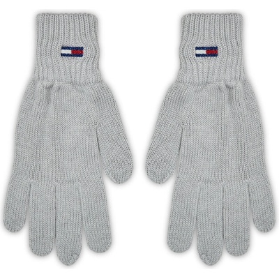 Tommy Jeans Дамски ръкавици Tommy Jeans Tjw Flag Gloves AW0AW15480 Сив (Tjw Flag Gloves AW0AW15480)