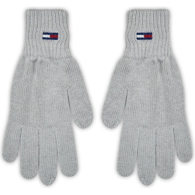 Tommy Jeans Дамски ръкавици Tommy Jeans Tjw Flag Gloves AW0AW15480 Silver Grey P03 (Tjw Flag Gloves AW0AW15480)