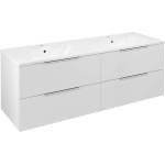 SAPHO Cirasa - Шкаф за мивка 140x52x46 см, 4 чекмеджета, бял гланц CR141-3030-21 (CR141-3030-21)