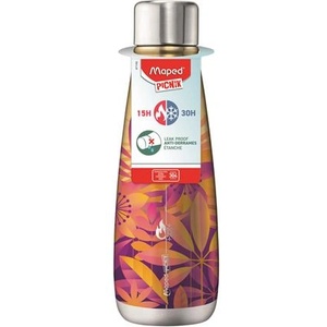 Maped Термос, двустенен, 500 ml, неръждаема стомана, MAPED PICNIK "Concept Adult", слънчоглед 871193 (871193)