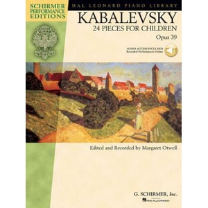 Kabalevsky: 24 Pieces for Children, Opus 39 (ISBN: 9781423424666)