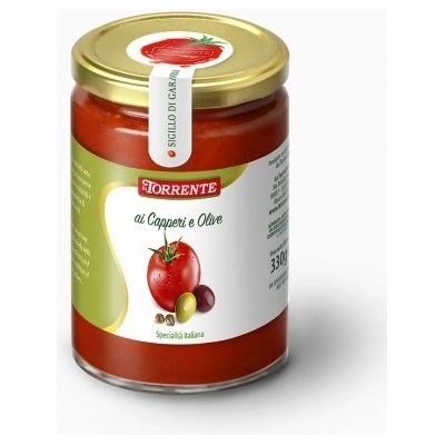 La Torrente Sugo ai Capperi e Olive rajčatová omáčka s kapary a olivami 330 g