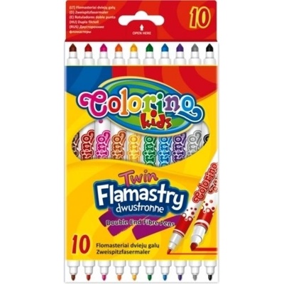 Colorino - Двувърхи флумастери 10 цвята