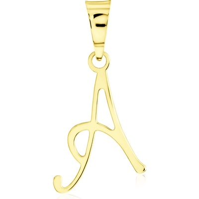 Gemmax zlatý přívěsek Písmeno A psací GUPYN 42111