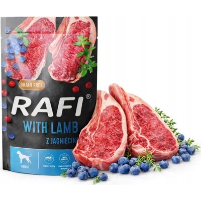 Rafi s jahnacím mäsom čučoriedkami a brusnicami kapsička 500 g