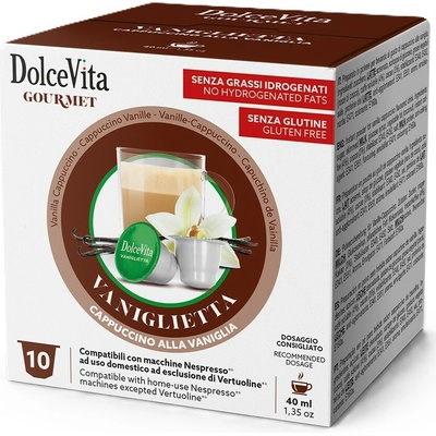 Dolce Vita Vanilkový kávový nápoj do Nespresso Dolce Vita 10 kusov