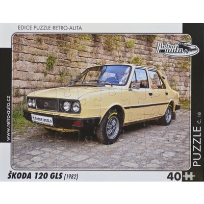 Retro-Auta č. 18 ŠKODA 120 GLS 1982 40 dílků