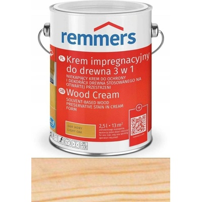 REMMERS HOLZSCHUTZ-CREME NA DŘEVO BEZBARVÝ 0,75L