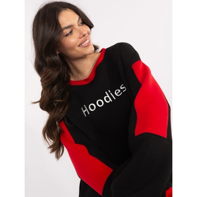 My Red Lips Sweatshirt-EM-BL-983.10X black