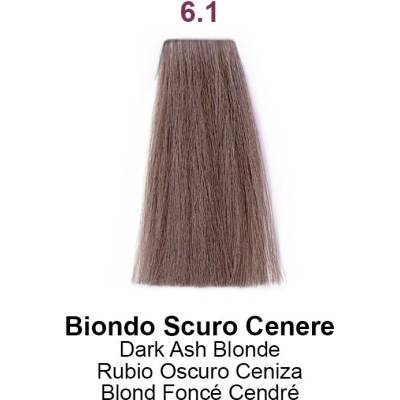 Nouvelle Hair Long barva na vlasy 6.1 tmavá popelavá blond 100 ml
