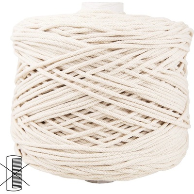 Manumi Macramé šňůra 5mm natural 500m - 1 ks