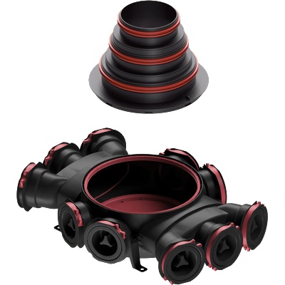 Heatpex Преходен фланец HEATPEX Aria Connect 125/160/200 mm (ARIA-CON-CONN)