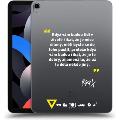 Picasee silikonový Apple iPad Air 4 10.9 2020 Kazma MĚLI BYSTE SE DO TOHO PUSTIT čiré