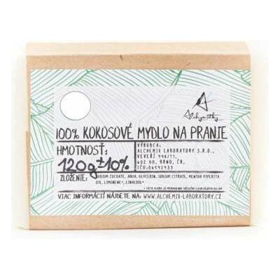 Alchymistky 100% kokosové mýdlo na praní pevné bez vůně 500 g