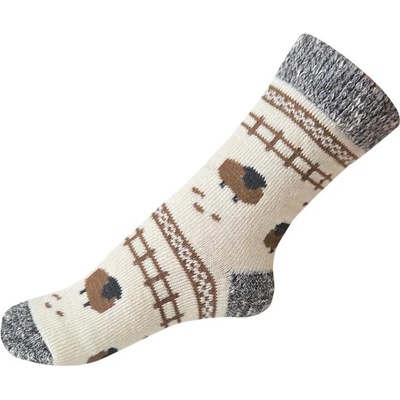 Knebl Hosiery Art.21 detské zimné ponožky Knebl Baránok