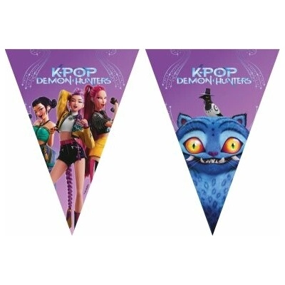Procos Girlanda vlaječková EKO K-Pop: Lovkyně démonů 9 vlajek – Hledejceny.cz