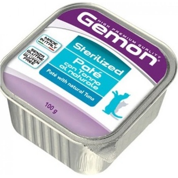 Image 1 of Gemon PATE CAT Sterilised with natural tuna - пастет за кастрирани котки в зряла възраст с натурална риба тон 100 гр, Италия - 0834